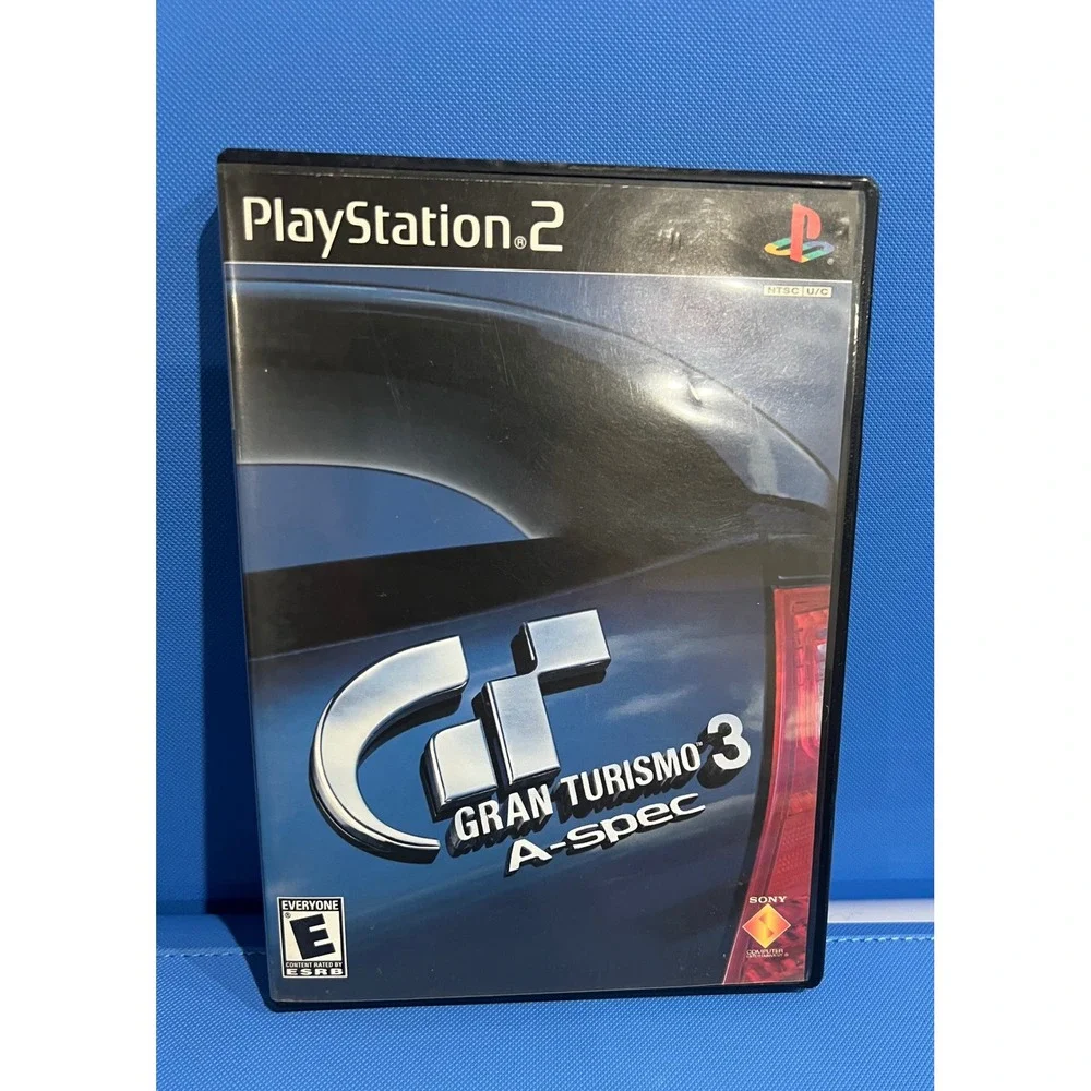 Gran Turismo 3 A-spec Sony PlayStation 2 PS2 Black Label Racing Game CIB